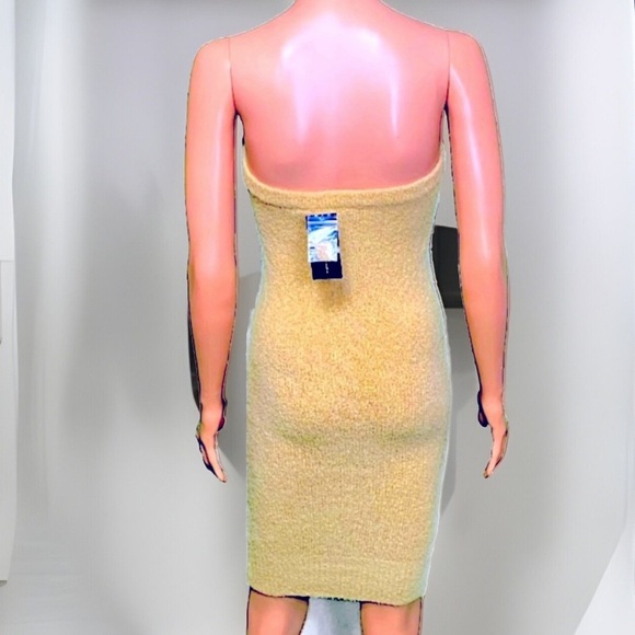 NWT BCBGMaxAzria Sahara Strapless Ribbed Sweater Jersey Dress - Picture 6 of 9